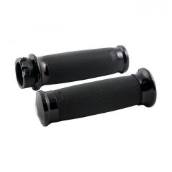 avon custom contour grips black anodized markolat - 96-20 H-D