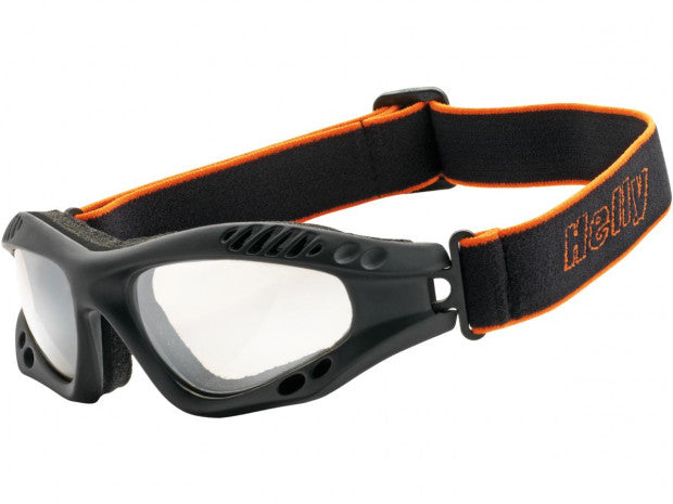 helly hellrider clear goggles - black