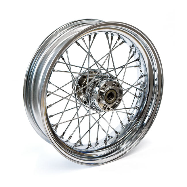4.50 x 17 rear wheel set 40 chr spokes - 12-17 Dyna FXDWG (ABS)