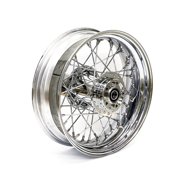 5.0 x 16 hátsó kerék szett 40 króm küllős - 2009-2021 Touring (No ABS)