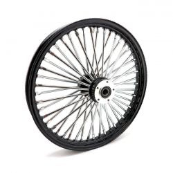 2.15 X 21 DF front wheel set 48 fat spokes blk - HD Custom Applications
