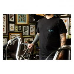 biltwell old junk pocket t-shirt - blk