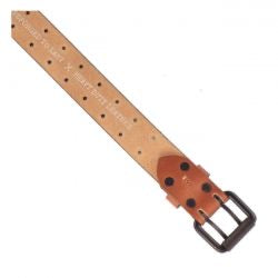 trip machine double pin belt - vintage tan