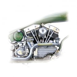 s&s nostalgic air horn cover - Super E/G carbs w velocity stack