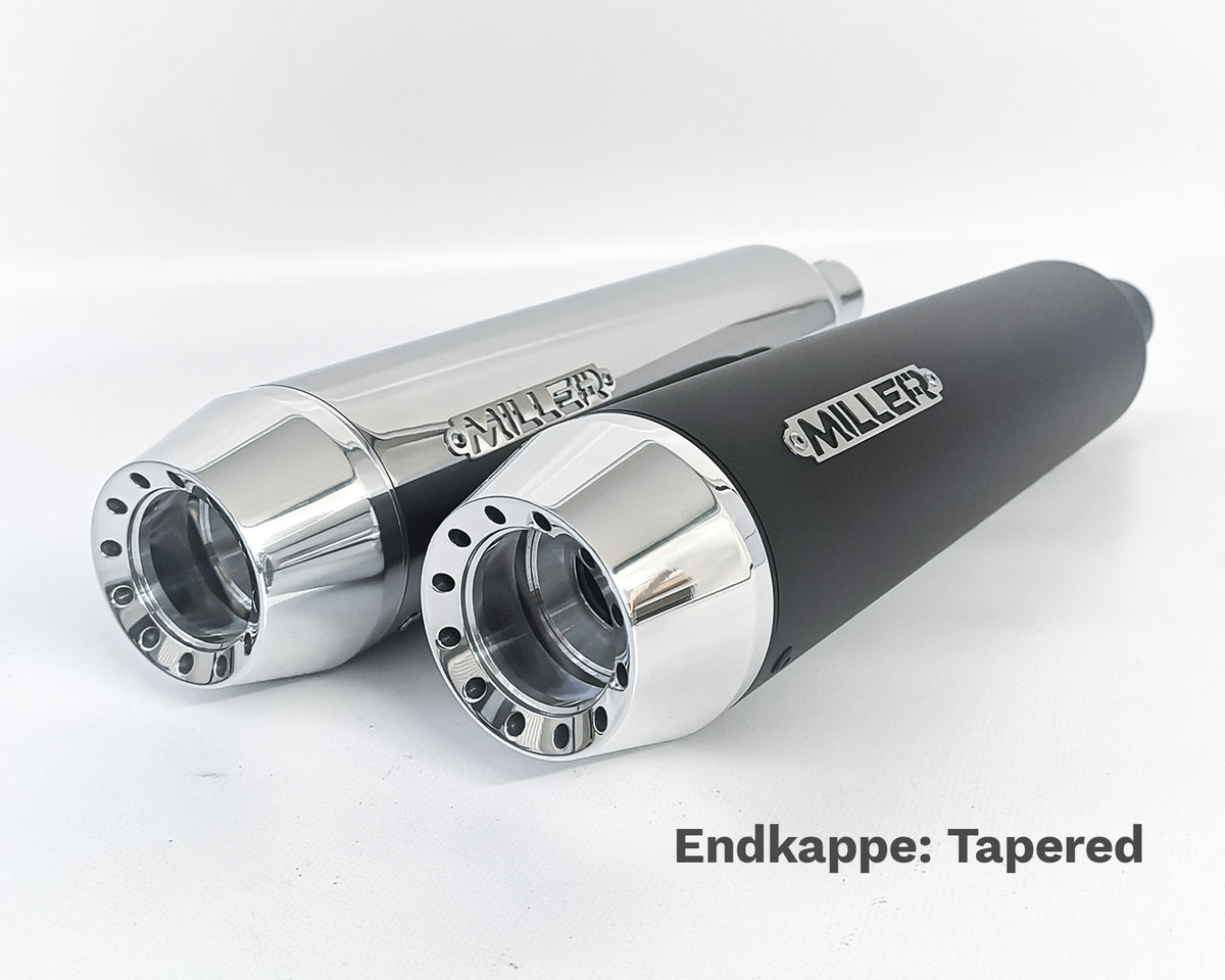 miller silverado I slip-on exhaust - 04-13 Harley-Davidson Sportster