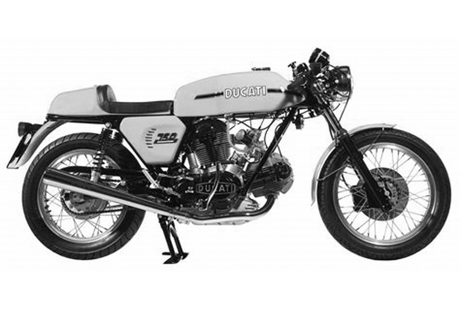 Dicati retro motorkerékpár