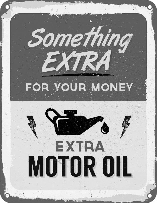 Motorkerékpár motorolaj vintage tábla