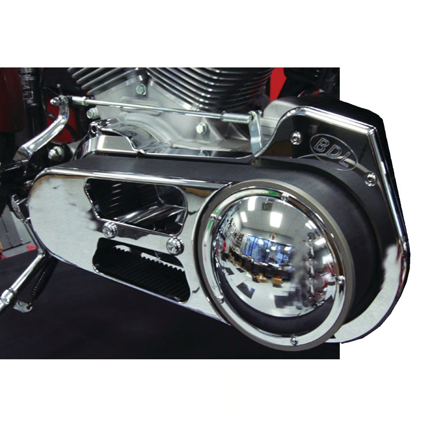 bdl EVO-8S series 2-3/4" szíj hajtás polírozott - Harley-Davidson 07-17 Softail/ 06-17 Dyna