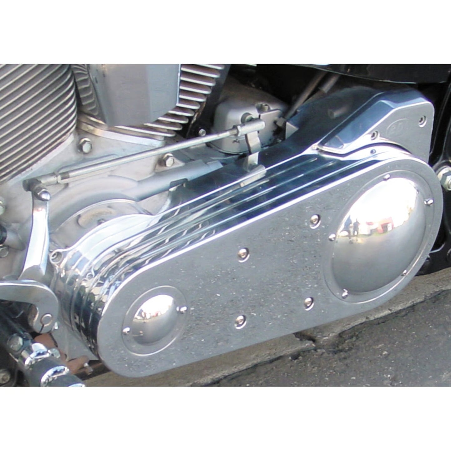 bdl signature series 2" nyitott szíjhajtás sima design - 90-06 Harley-Davidson Softail