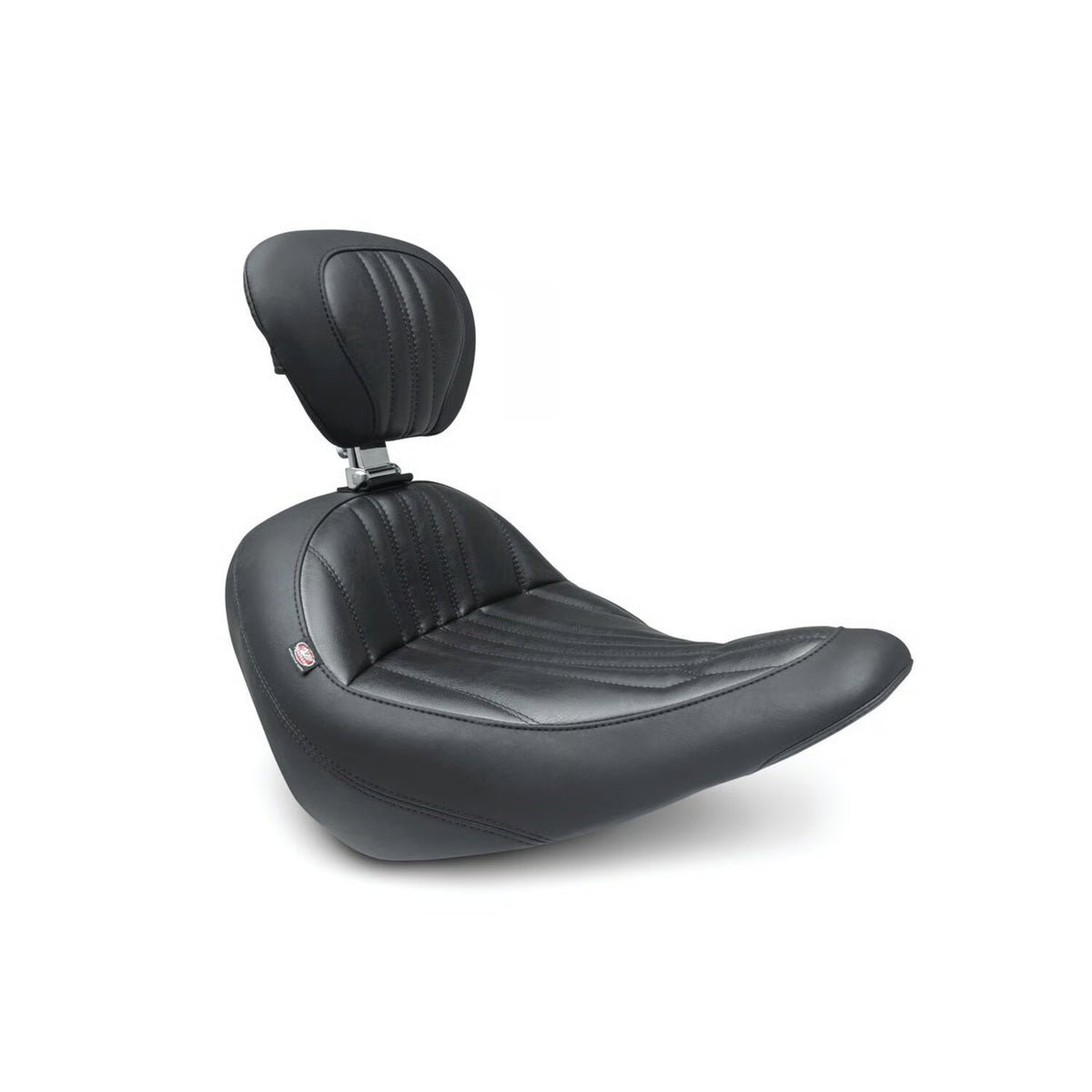 mustang standard touring solo seat w rider backrest - 18-24 Softail
