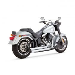 vance & hines 2-1/2" bigshots staggered pcx exhaust chr - 86-17 FXS/ 10-11 CVO
