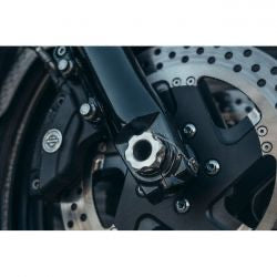 trask front wheel axle titanium - 08-25 FLT/Touring