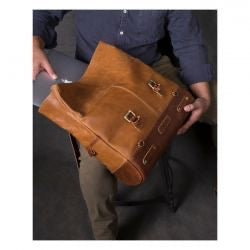 trip machine outlaw saddlebag - vintage tan