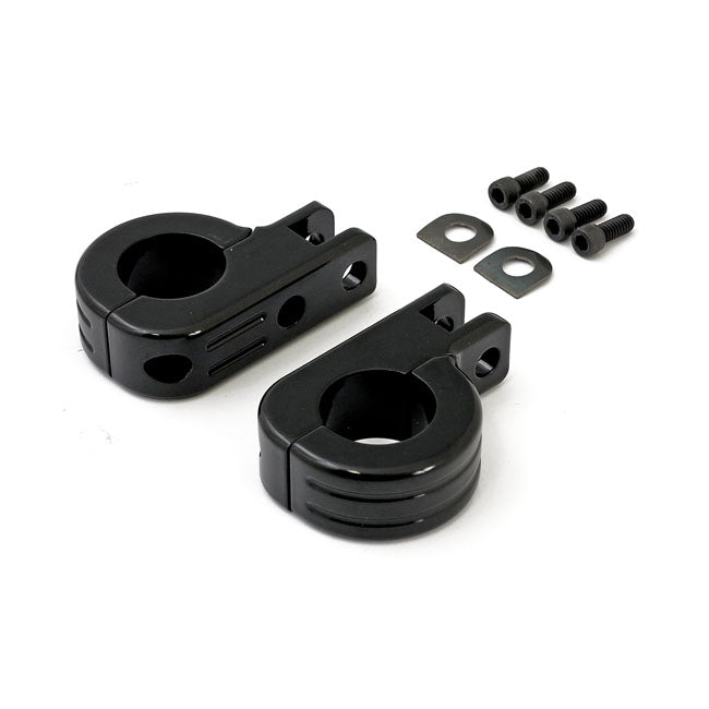 motorblokk guard lábtartók szerelék szett - 1 1/4" fekete
