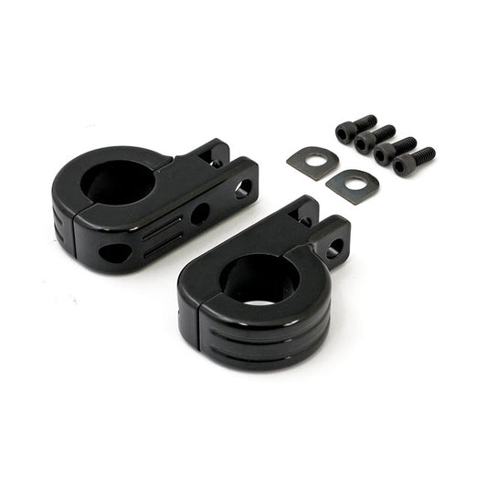 motorblokk guard lábtartók szerelék szett - 1 1/4" fekete