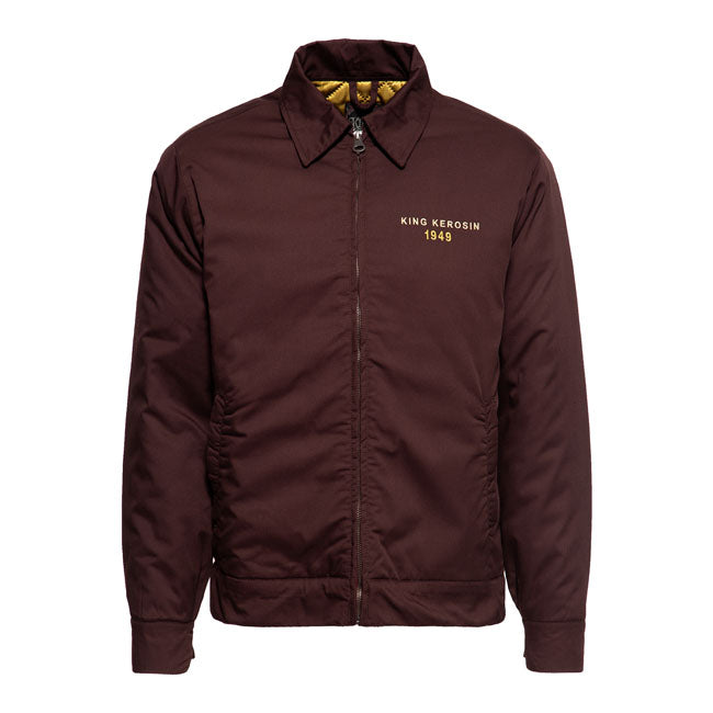 king kerosin 1949 service work jacket dzseki - sötét barna