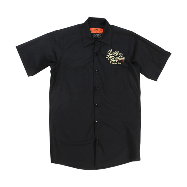lucky 13 vintage iron work shirt ing