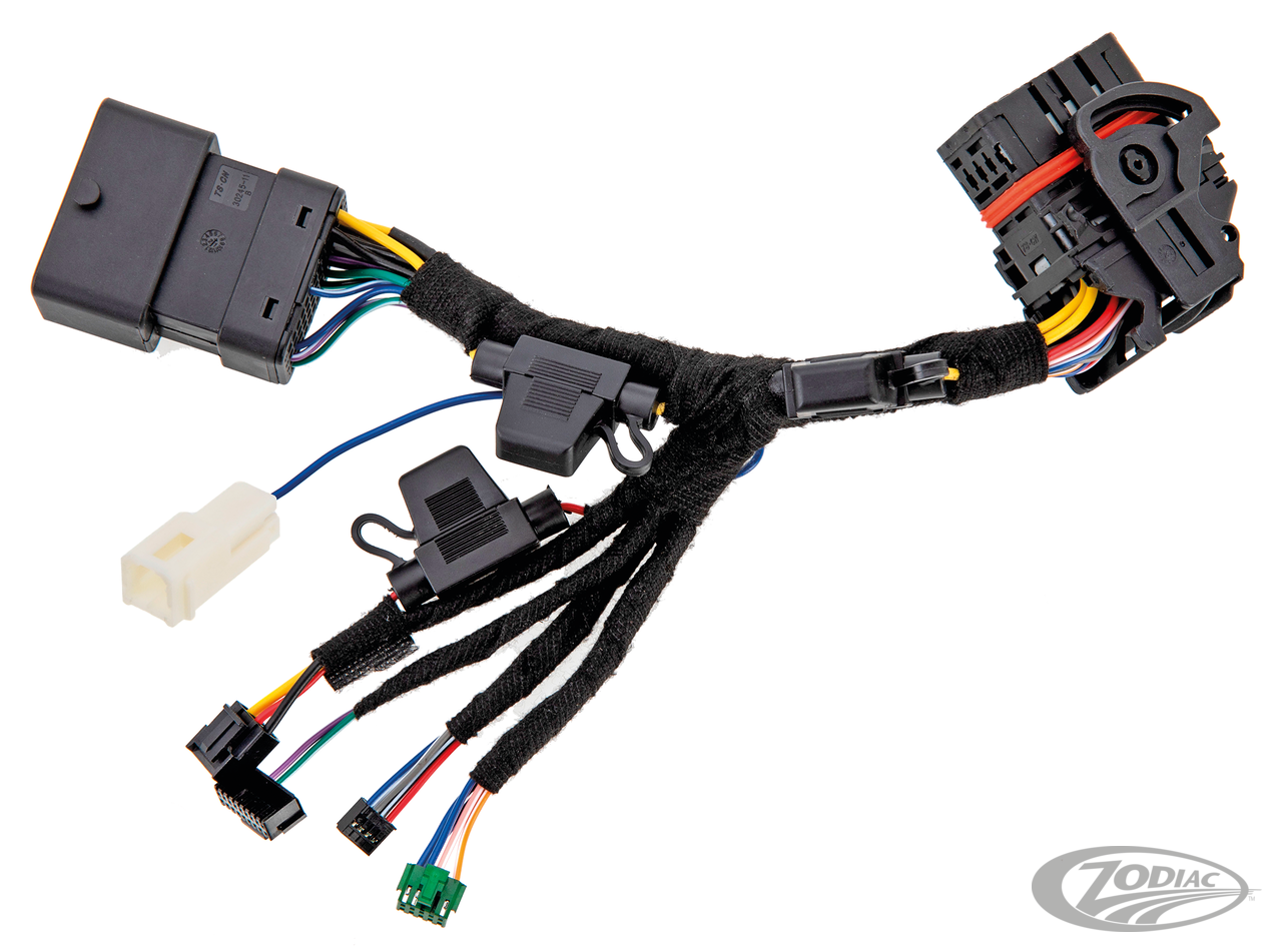 wiring harness handlebar audio controls & head unit control module