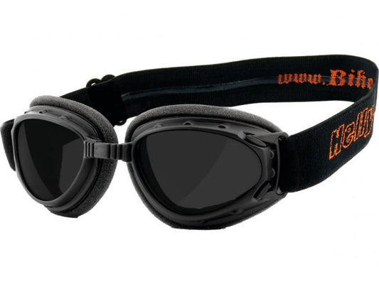 helly hurricane 3 dark smoke goggles - flat black