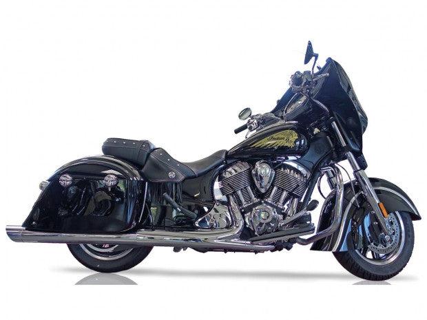 v-performance double slip-on muffler set - Indian Cruiser