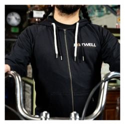 biltwell bolts zip pullover hoodie