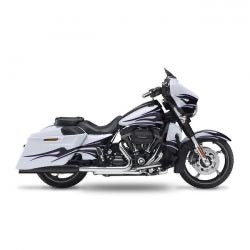 kesstech fl-double slip-on blk - 117" CVO Touring