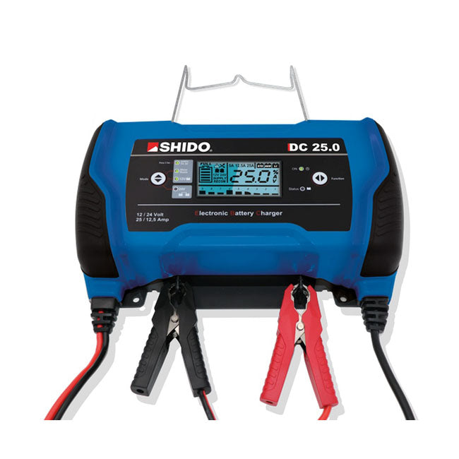 shido multi akkumulátor 12V/24V DC 25.0 akkumulátor charger