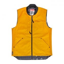 biltwell 4 speed canvas vest - gold