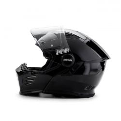 simpson darksome full-face helmet - blk metal