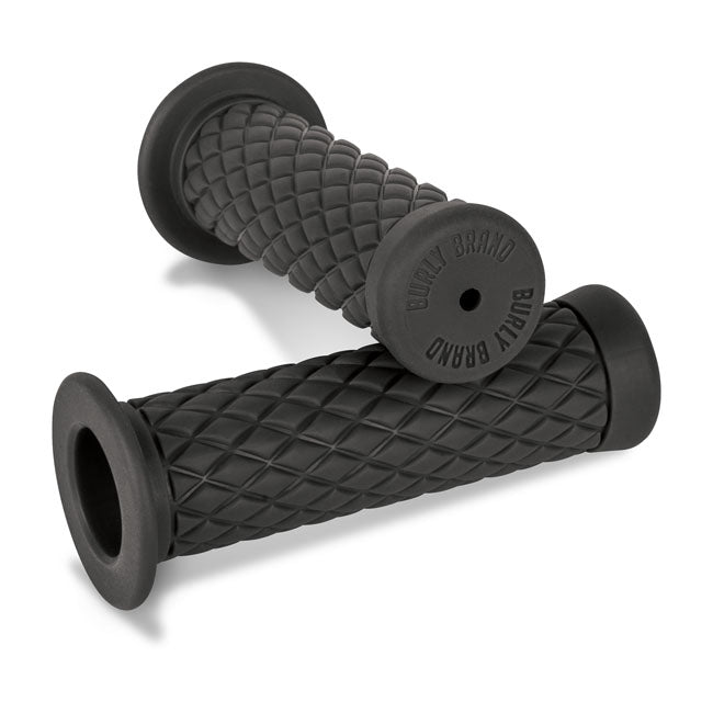 burly diamondback 1 “ rubber grips - blk