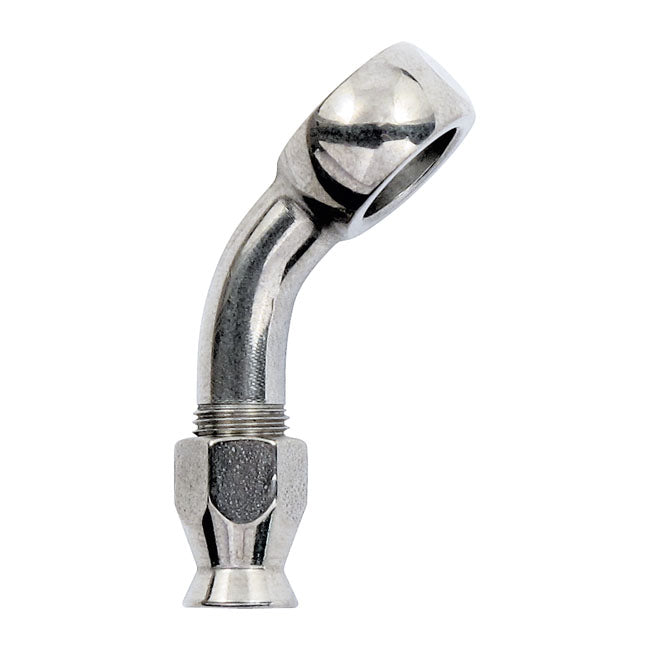goodridge banjo fitting króm - 3/8"-10mm - 45 fok