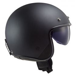 ls2 bob II solid helmet matt black