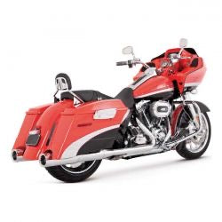vance & hines hi-output slip-on mufflers chr - 95-16 FLT