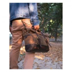 trip machine outlaw saddlebag - tobacco brown