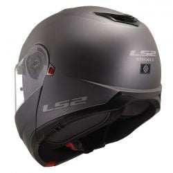 ls2 strobe II helmet matt titanium