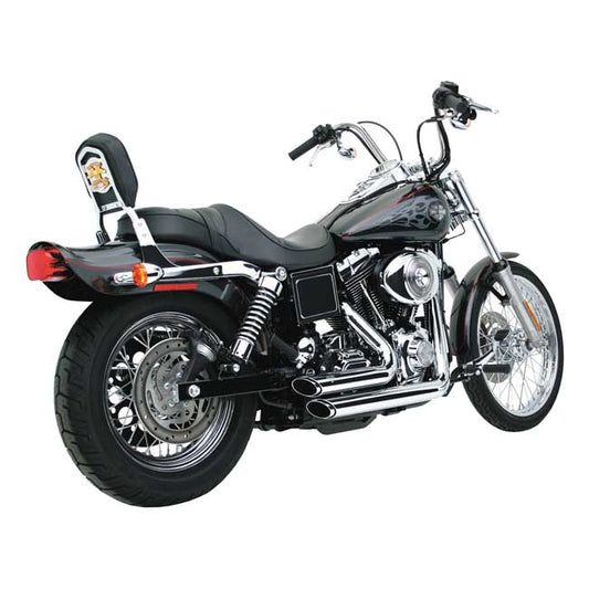 vance & hines shortshots staggered 2 1/2" króm kipufogórendszer - 2006-2011 Dyna