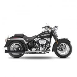 kesstech 2-2 FLSTS crossover slip-on ESM2 blk - 07-11 Softail