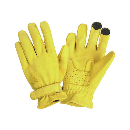by city texas gloves moto gloves - yellow