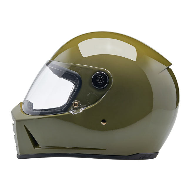 biltwell lane splitter helmet - Olive Green