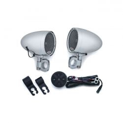 kuryakyn road thunder speaker pods kit - 100W