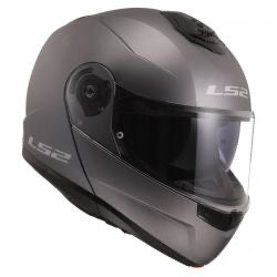 ls2 strobe II helmet matt titanium