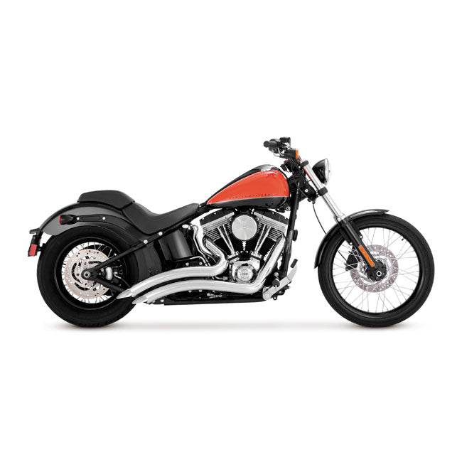 vance & hines big radius króm 2-2 kipufogórendszer Softail - 1986-2017