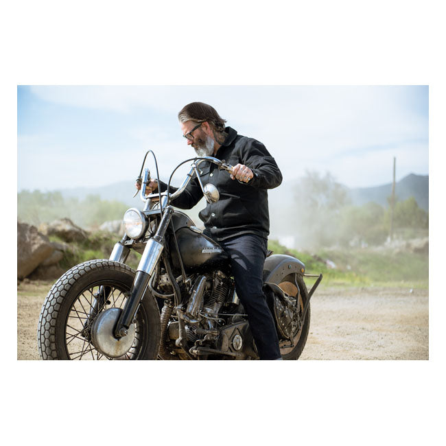 bike shed resistant overshirt moto kabát fekete