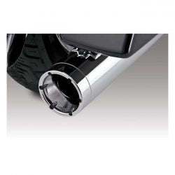 vance & hines replacement end cap monster round chr slip-on mufflers