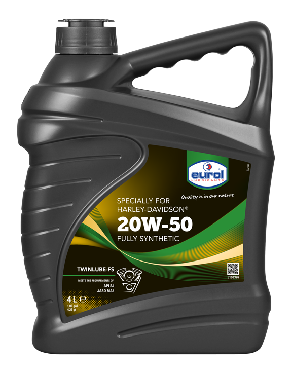 eurol harley-davidson twinlube full synthetic olaj 20W50 - 4 liter