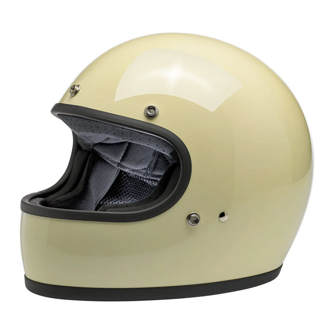 biltwell gringo helmet vintage white