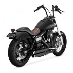 vance & hines 2-1/2" bigshots staggered pcx exhaust blk - 06-17 Dyna