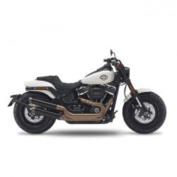 kesstech fusion short slip-on blk slash short down - 107" M8 Softail