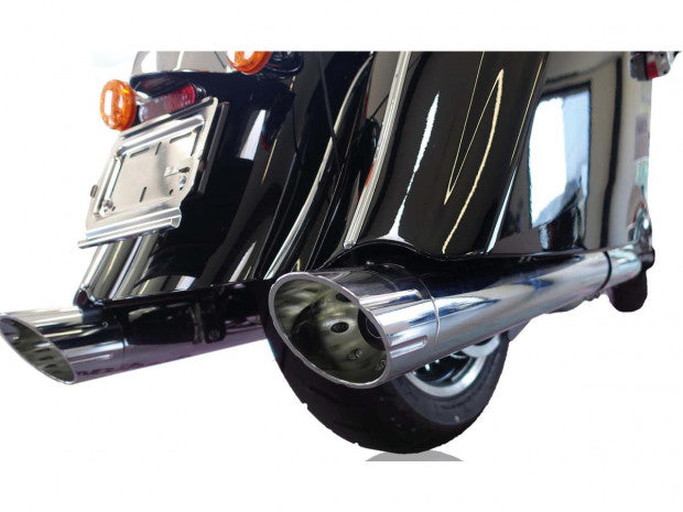 v-performance double slip-on muffler set - Indian Bagger/Touring