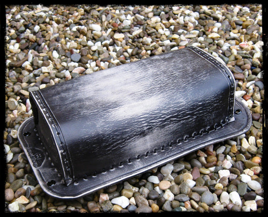 dhcustom vintage type used blk pillion pad